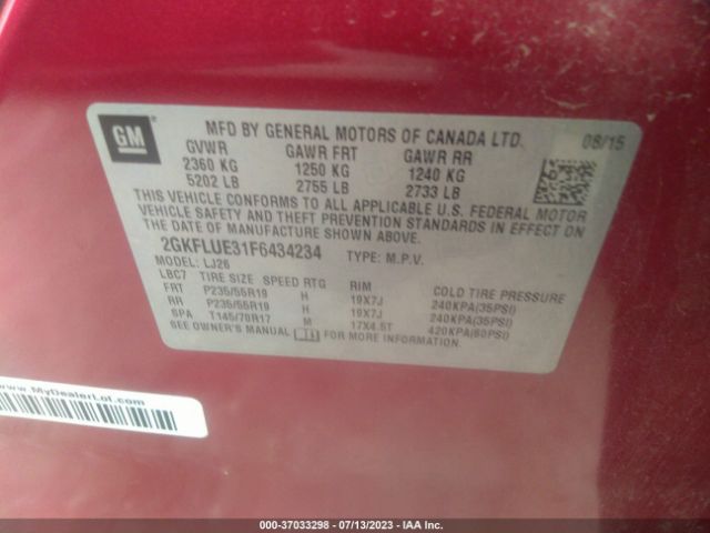 2GKFLUE31F6434234 GMC Terrain Denali