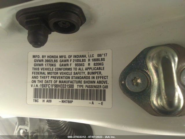 Honda l15b7 2017 19XFC1F98HE031500 Image 22