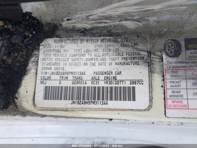 2023 Nissan Z, VIN: JN1BZ4BH5PM311244