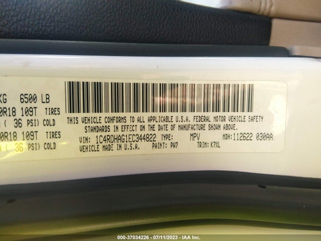 Dodge Durango Sxt 2014 1C4RDHAG1EC344822 Image 9