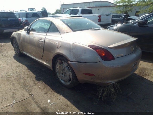 2002 LEXUS SC 430 VIN: JTHFN48Y220002167