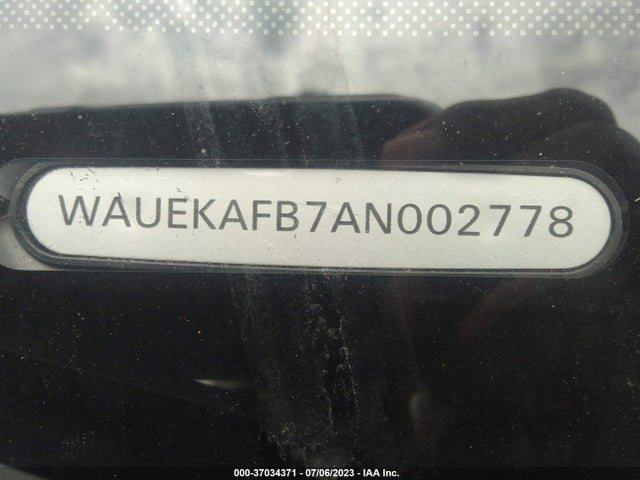 2010 AUDI A6 3.2L PREMIUM PLUS VIN: WAUEKAFB7AN002778