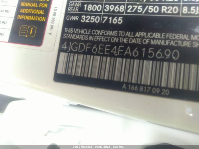 2015 MERCEDES-BENZ GL 450 4JGDF6EE4FA615690 Photo 8