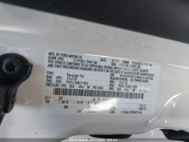 1FADP5FU4HL114152 Ford C-max Energi Titanium