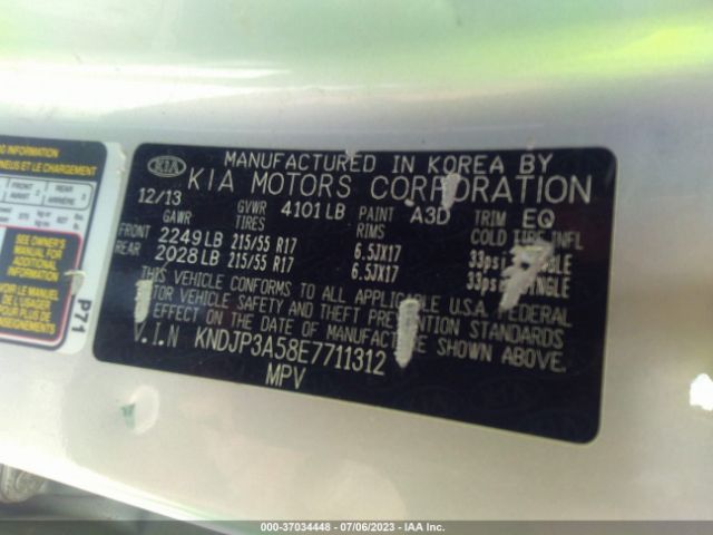 KNDJP3A58E7711312 KIA SOUL +