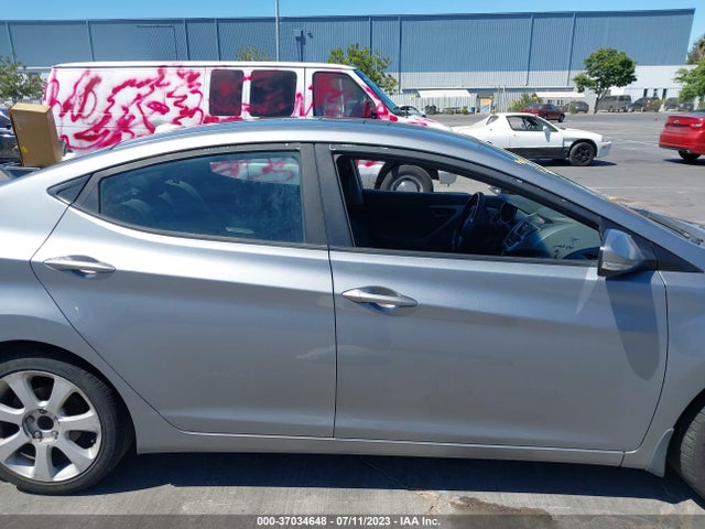 2013 Hyundai Elantra Limited Pzev მანქანა იყიდება აუქციონზე, vin: KMHDH4AE0DU743005, აუქციონის ნომერი: 37034648