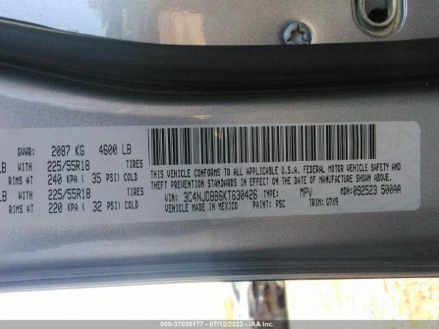 3C4NJDBB6KT630426 Jeep Compass Altitude