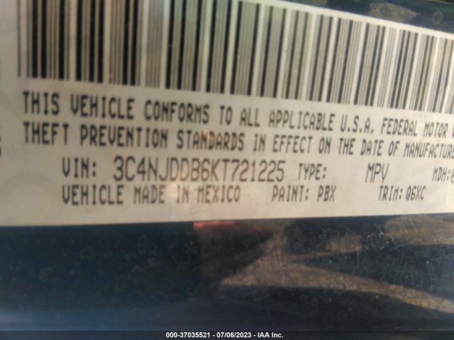 3C4NJDDB6KT721225 Jeep Compass Trailhawk