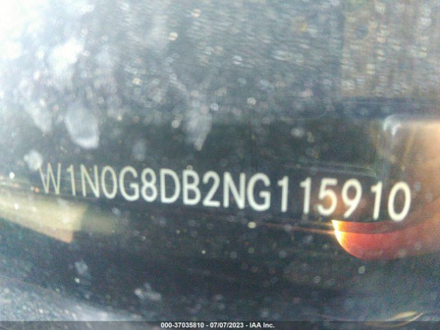W1N0G8DB2NG115910 Mercedes-Benz Glc 300 Suv