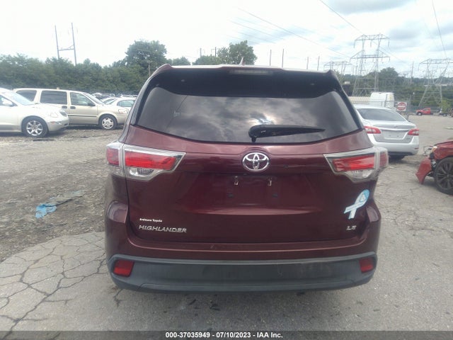 Toyota Highlander Le 2015 5TDZKRFH4FS052756 Image 8