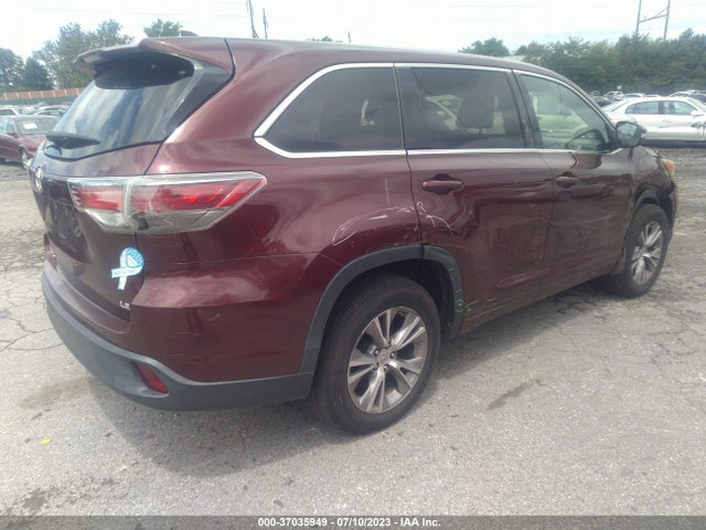 Toyota Highlander Le 2015 5TDZKRFH4FS052756 Image 10