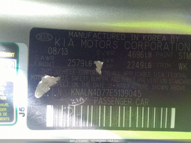 KNALN4D77E5139045 KIA Cadenza Premium