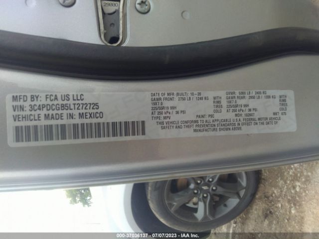 3C4PDCGB5LT272725 Dodge Journey Crossroad