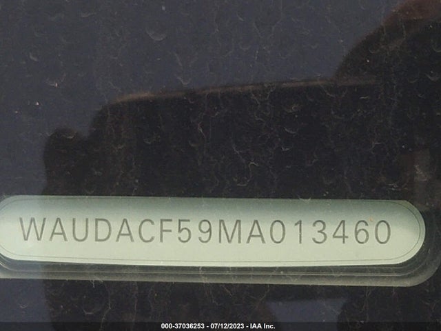 WAUDACF59MA013460 Audi A5 Sportback S Line Premium