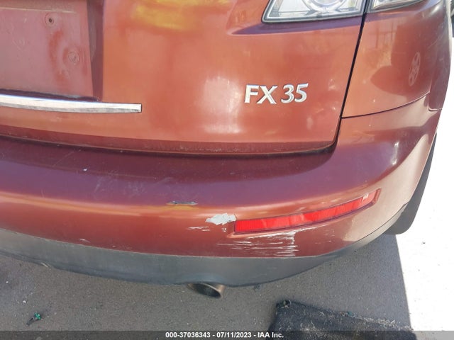 2006 INFINITI FX35 VIN: JNRAS08W06X207107