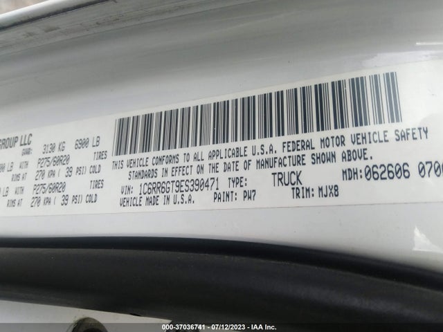 1C6RR6GT9ES390471 RAM 1500 Lone Star