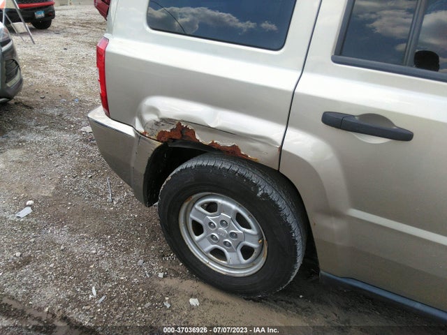 2009 JEEP PATRIOT SPORT VIN: 1J4FT28B89D195087