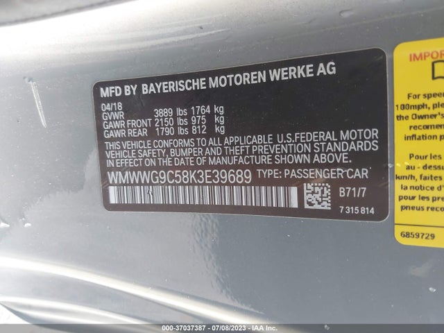 2019 Mini Roadster, VIN: WMWWG9C58K3E39689