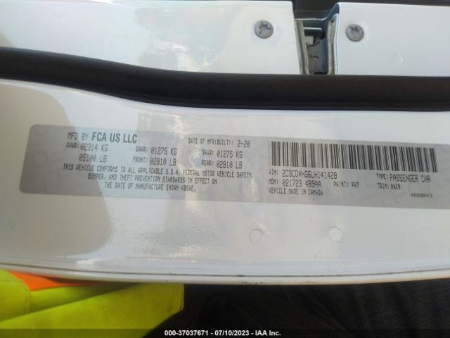 2C3CDXHG6LH141428 Dodge CHARGER GT