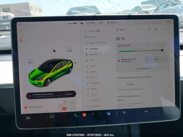 Tesla Model 3 Long Range 2021 5YJ3E1EB6MF078630 Image 8