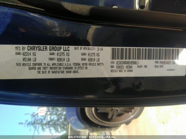 2C3CDXBG0EH250611 Dodge Charger Se