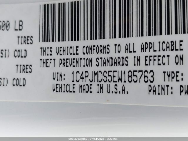 1C4PJMDS5EW185763 Jeep Cherokee Limited