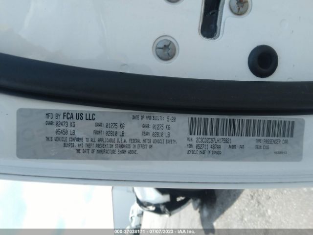 2C3CDZC97LH175821 Dodge Challenger Srt Hellcat