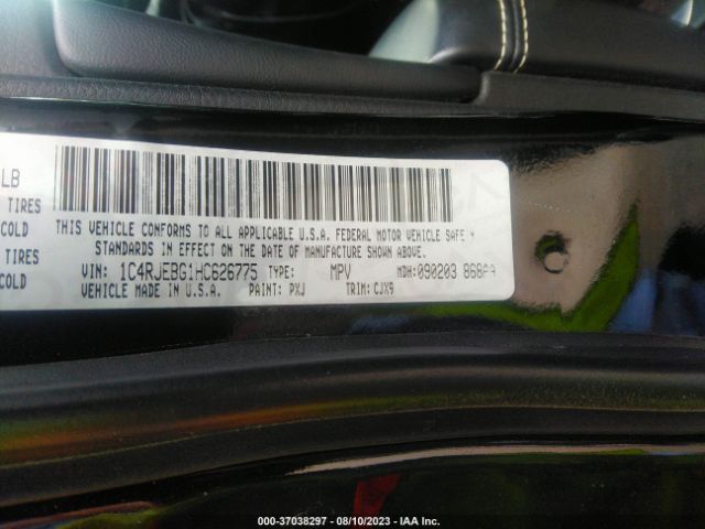 1C4RJEBG1HC626775 Jeep Grand Cherokee Limited