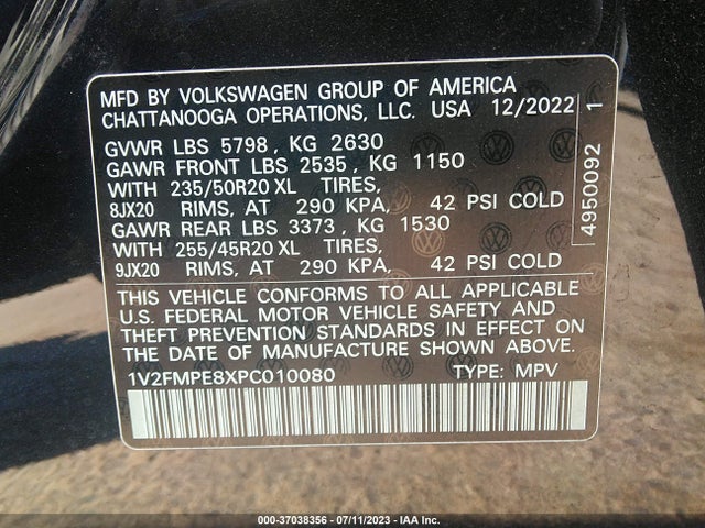 Volkswagen Id.4 Pro S/pro S Plus 2023 1V2FMPE8XPC010080 Image 9