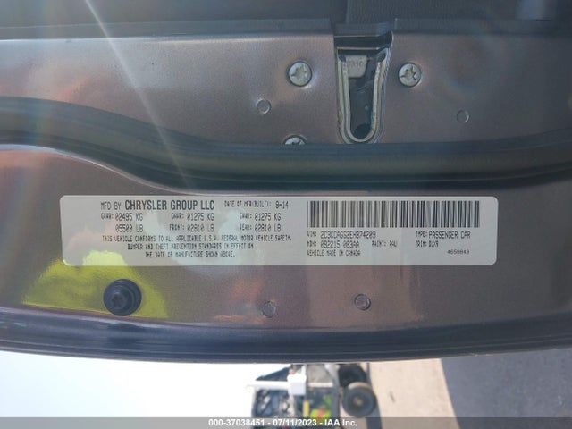 Chrysler 300 300s 2014 2C3CCAGG2EH374209 Image 9