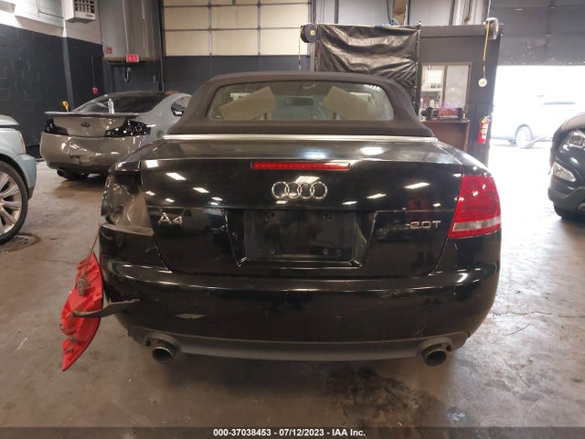 2007 AUDI A4 2.0T VIN: WAUAF48H87K015409
