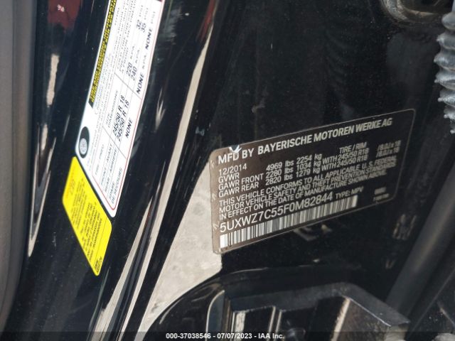 5UXWZ7C55F0M82844 BMW X3 Sdrive28i
