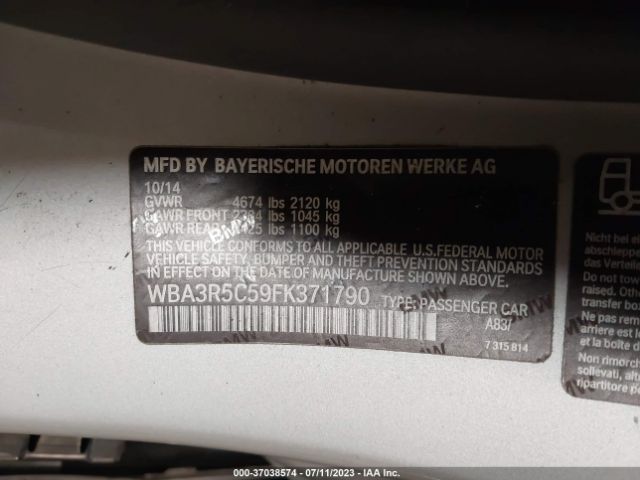 2015 BMW 435I WBA3R5C59FK371790 Photo 8