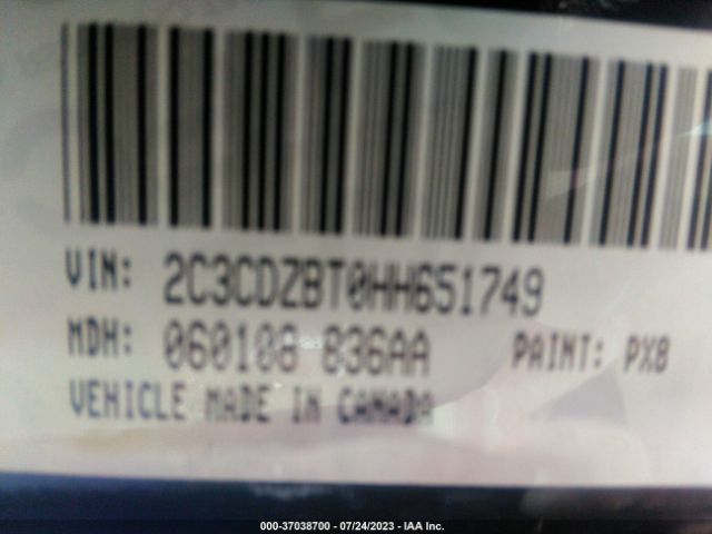 2C3CDZBT0HH651749 Dodge Challenger R/t