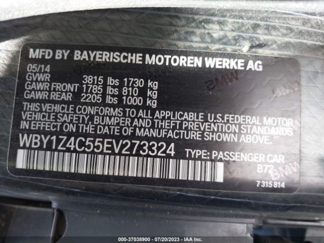 WBY1Z4C55EV273324 BMW I3