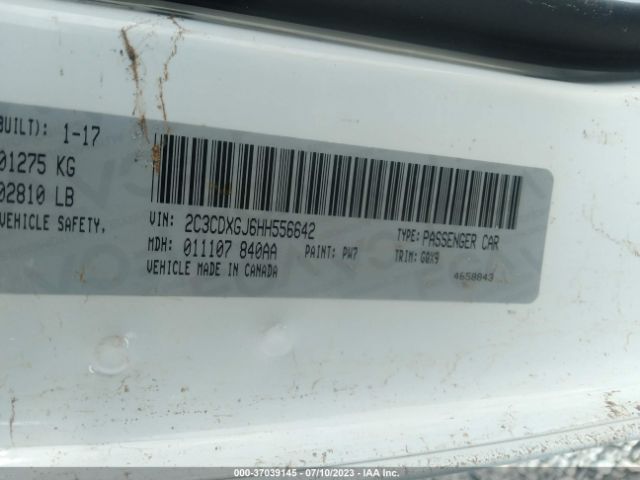 2C3CDXGJ6HH556642 Dodge Charger R/t Scat Pack Rwd