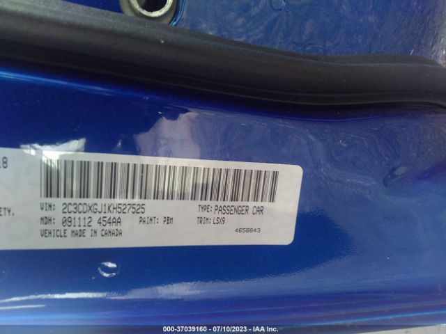 2C3CDXGJ1KH527525 Dodge Charger Scat Pack