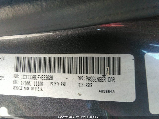 Chrysler 200 Limited 2015 1C3CCCAB1FN633628 Image 15