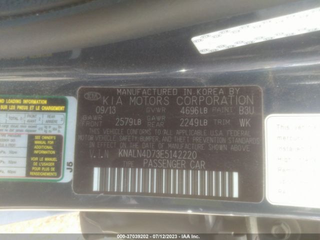 KNALN4D73E5142220 KIA Cadenza Premium