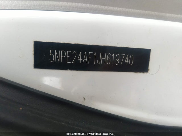 Hyundai SONATA SE 2018 5NPE24AF1JH619740 Image 10