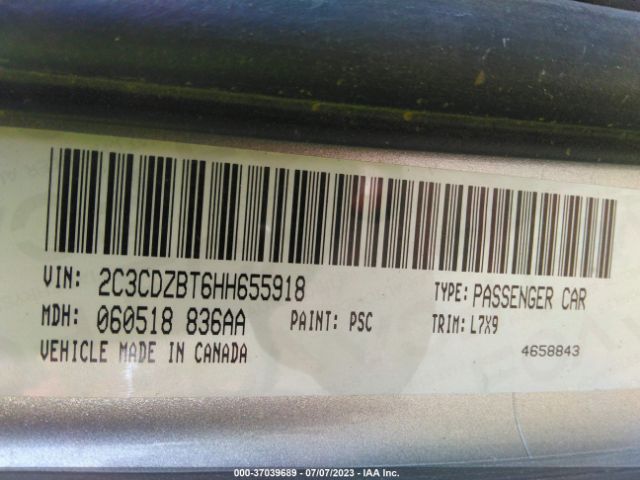 2C3CDZBT6HH655918 Dodge Challenger R/t