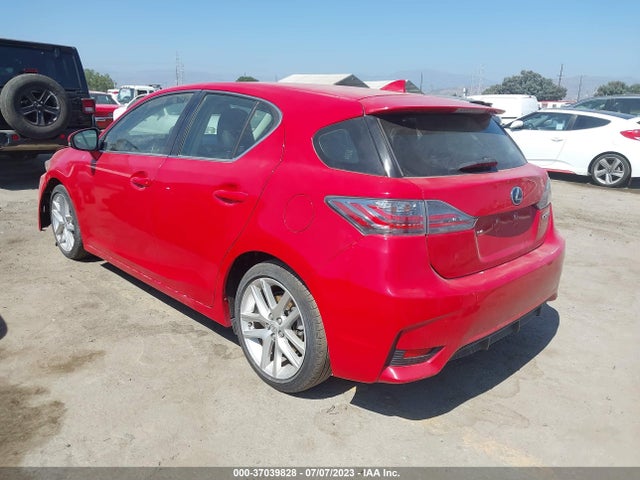 JTHKD5BH8G2266117 Lexus Ct 200h Hybrid