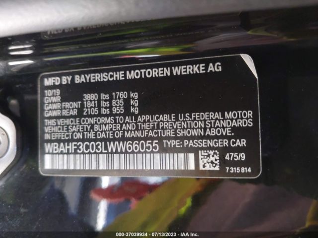 WBAHF3C03LWW66055 BMW Z4 Sdrive30i