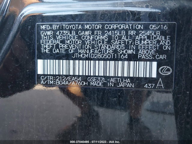 JTHCM1D28G5011164 Lexus IS 300