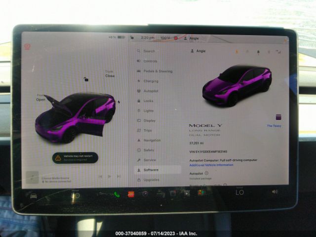 5YJYGDEE4MF183145 Tesla Model Y Long Range