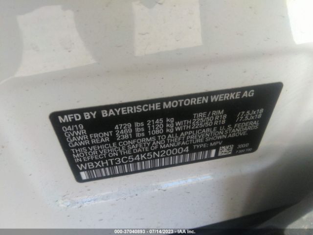WBXHT3C54K5N20004 BMW X1 Xdrive28i