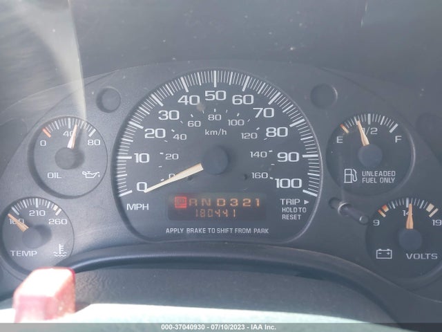 2002 GMC SAVANA CARGO VAN VIN: 1GTHG35R521230489