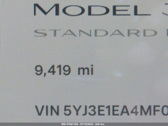 5YJ3E1EA4MF052602 Tesla Model 3 Standard Range Plus