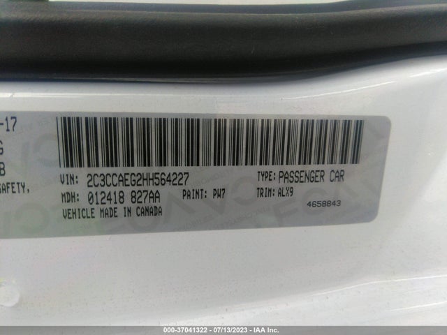 2C3CCAEG2HH564227 Chrysler 300 300c