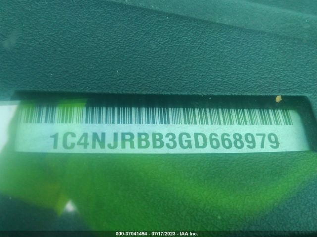 1C4NJRBB3GD668979 Jeep Patriot Sport